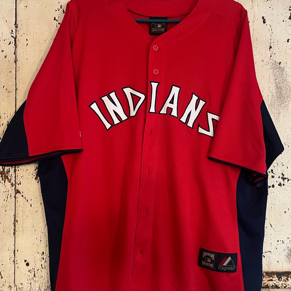 Cleveland Indians ‘70s style Grady Sizemore Jersey Cooperstown Collection XXL